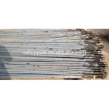 hollow steel screw thread steel bar